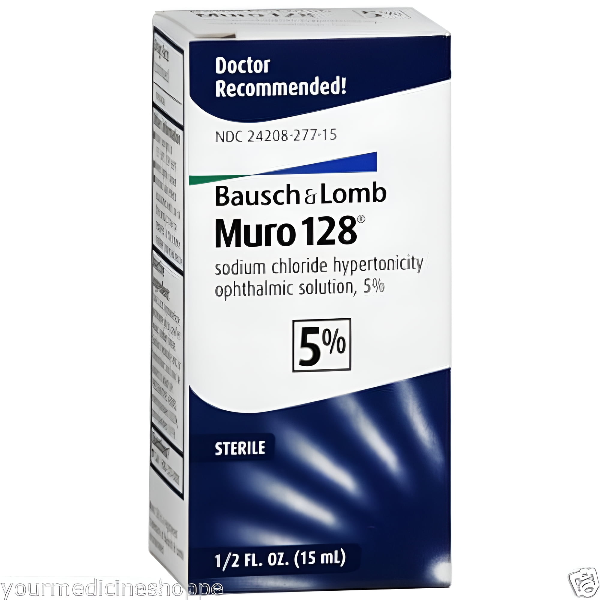 Bausch & Lomb Muro 128 Ophthalmic Solution, 0.5 oz