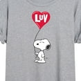 thumbnail image 3 of Peanuts - Snoopy Luv - Women's Oversized T-Shirt, 3 of 6