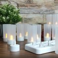 thumbnail image 1 of 12 velas LED recargables efecto llama con base de carga ideal para Navidad, cumpleaños, bar, restaurante, boda... Kuyhfg Bienvenido a Kuyhfg, 1 of 4