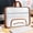 🌺Brown_Hot#149, variant on Mesh Zipper Document Organizer Bag for Students, Horizontal Handheld Large Capacity School Workbook and Test Paper Tutoring Bag