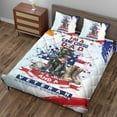 thumbnail image 3 of I'm a Cane Corso Dad and a Veteran, Nothing Scares me Happy Father's Day Quilt Bedding Set Italian Mastiff Dog Lover Gifts Idea 1 Blanket Bed Cover 2 Pillowcases - 00006, 3 of 5