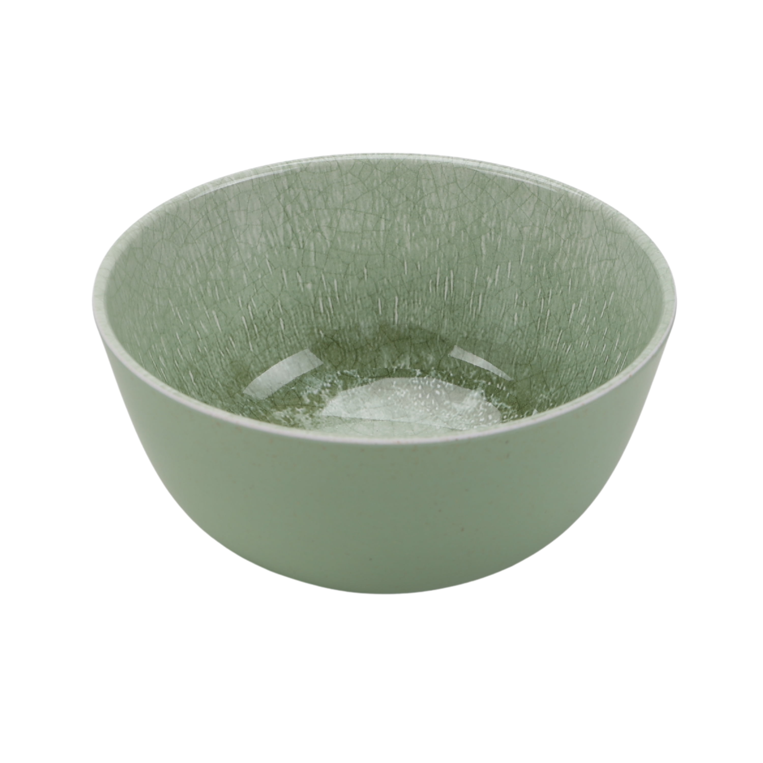 Better Homes & Gardens 12-Piece Bamboo Melamine Green Reactive Dinnerware Set