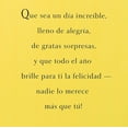 thumbnail image 3 of xianyou-Spanish Birthday Card (Un Día Increíble), 3 of 4
