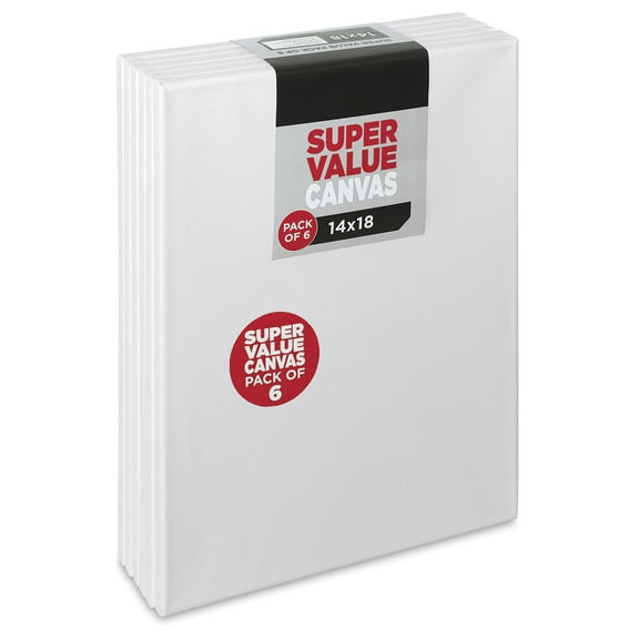Super Value Canvas Pkg of 6 - 14" × 18"