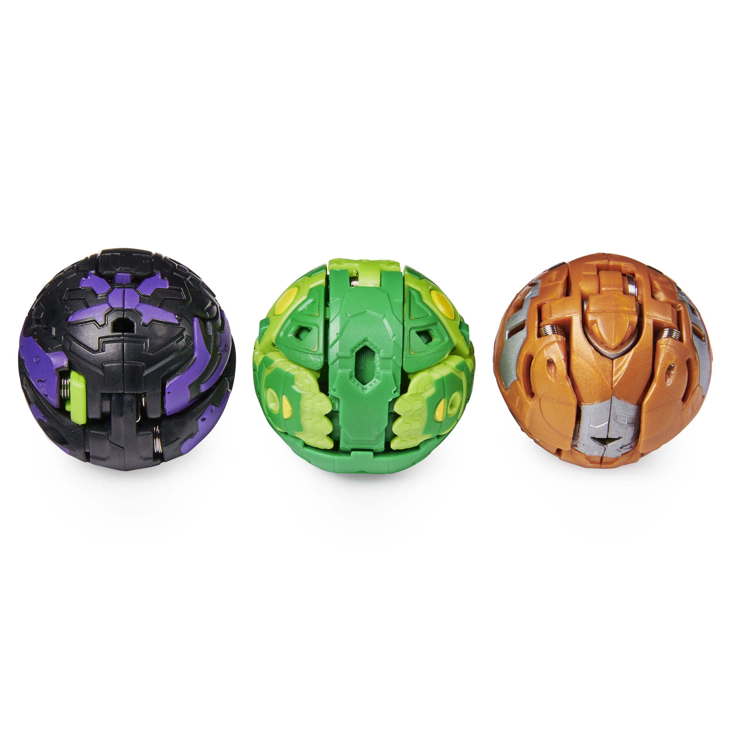 Bakugan Starter Pack 3-Pack, Ventus Garganoid, Collectible Action Figures,  for Ages 6 and Up 
