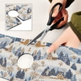 thumbnail image 6 of Yayeee Faucet Mat for Kitchen Sink 14.7" Diatomite Long Splash Guard Pad, Snowy Winter, 2 Pack, 6 of 7