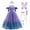 Purple, variant on IBTOM CASTLE Mermaid Clothes for Toddler Child Girls Princess Dress Kids Birthday Party Carnival Halloween Cosplay Children's Outfits Fancy Dress with Accessories 5-6 Years Green