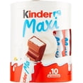 thumbnail image 1 of Chocolate Kinder Maxi 240 Gr - 10 barras Kinder Kinder maxi chocolate barrita., 1 of 6