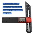 thumbnail image 2 of Digital Angle Rulers Gauges Tri Square Sliding T-Bevel Square Level Measuring Tool Wooden Marking Gauge Protractor ,Woodworking Protractor, 2 of 6