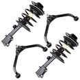 thumbnail image 2 of CCIYU Complete Suspension Kit Fits 02003 04 05 06 07 for Jeep Liberty Includes Strut Spring Assembly, Control Arm and Ball Joint Assembly Fits select: 2004-2005,2007 JEEP LIBERTY SPORT, 2 of 5