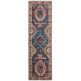 thumbnail image 2 of SAFAVIEH Heritage Yasim Geometric Wool Runner Rug, Navy/Red, 2'3" x 8', 2 of 7