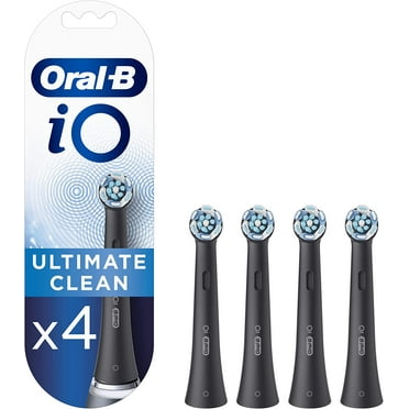 Oral-B iO Ultimate Cleaning Electric Toothbrush Heads Black - 4 Heads