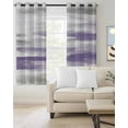thumbnail image 2 of Purple Gray White Blackout Curtains 72 Inches Long for Bedroom, Retro Country Abstract Mottled Texture Thermal Insulated Room Darkening Black Out Window Curtain Panels Grommet Drapes for Living Room, 2 of 8
