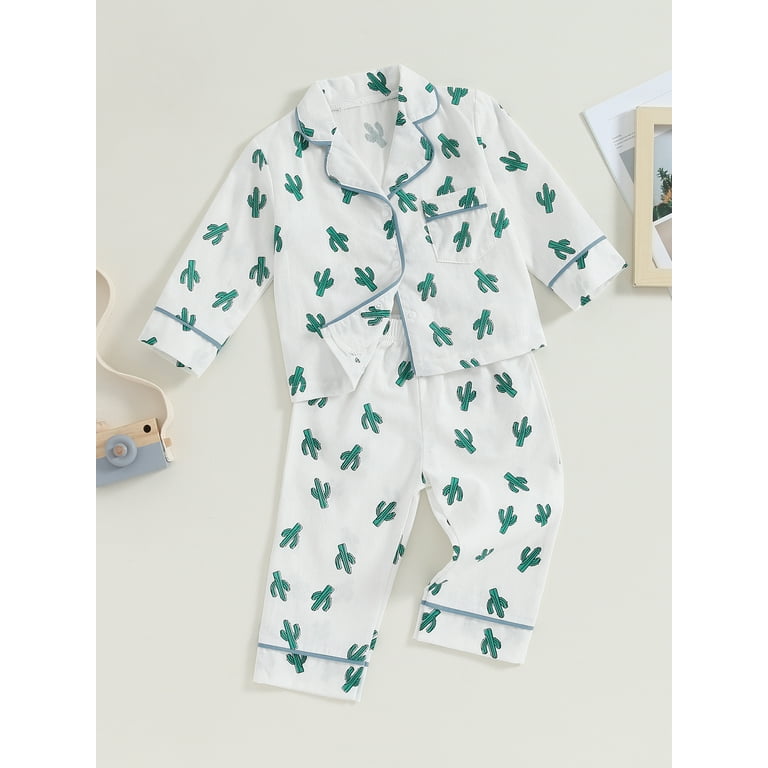 Pajamas Sets Girls Cactus Pajamas Arvbitana Kids Baby Boys Girls