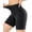 Black(mid-waist), variant on Shapewear Tummy Control, Mid-Waist Body Shaper Shorts, Women's Girdle Shorts and Spanks Shape Wear