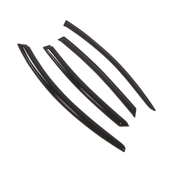 TuningPros Outside Mount Window Visor Deflector Smoke Tinted 4 Pcs Set For 2010-2012 Mazda Mazda6