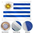 thumbnail image 2 of Bandera de Uruguay AhfuLife 91 x 152 cm, doble cara, para exterior, 2 of 7