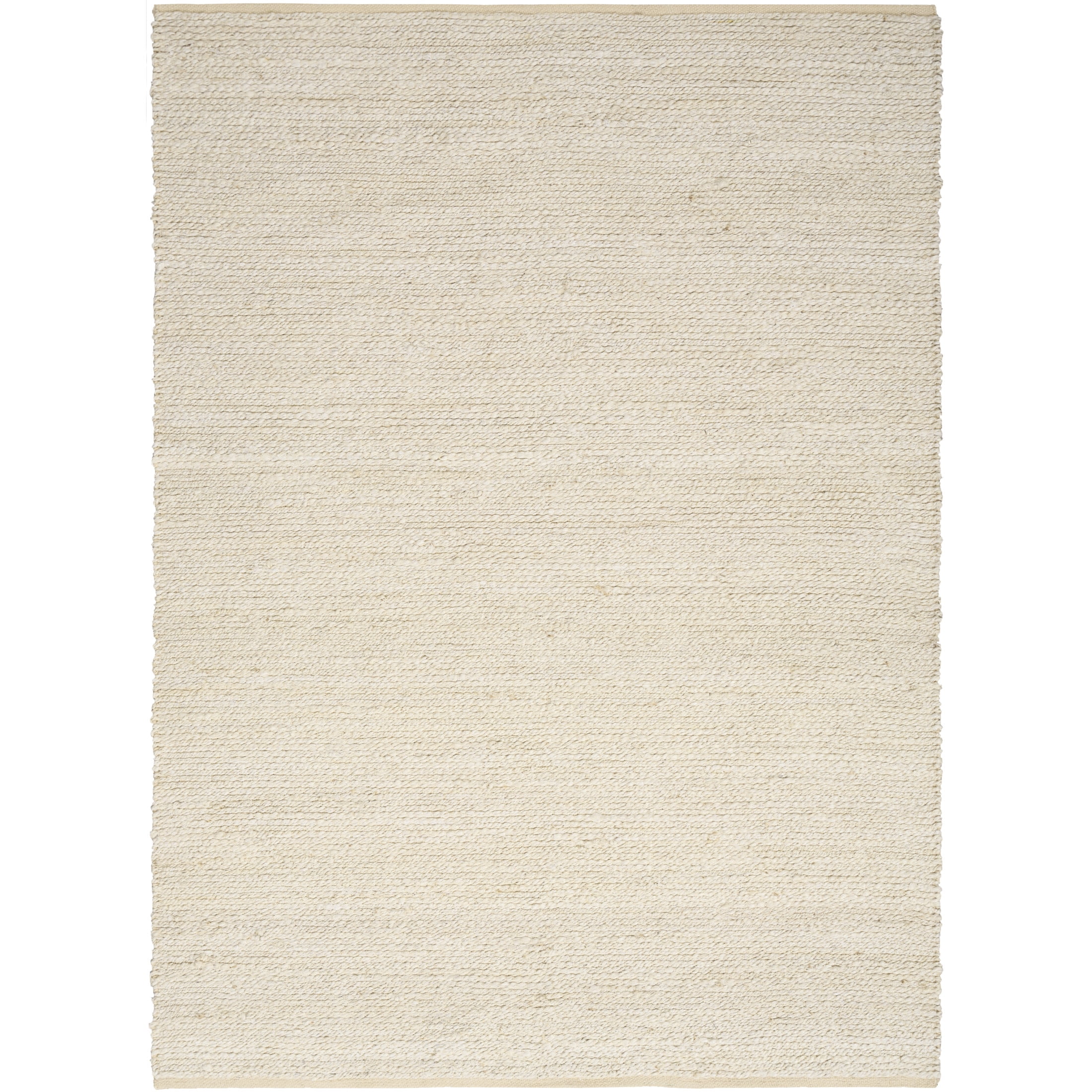 Nourison Natural Jute 5' x 7' Ivory Farmhouse Indoor Rug
