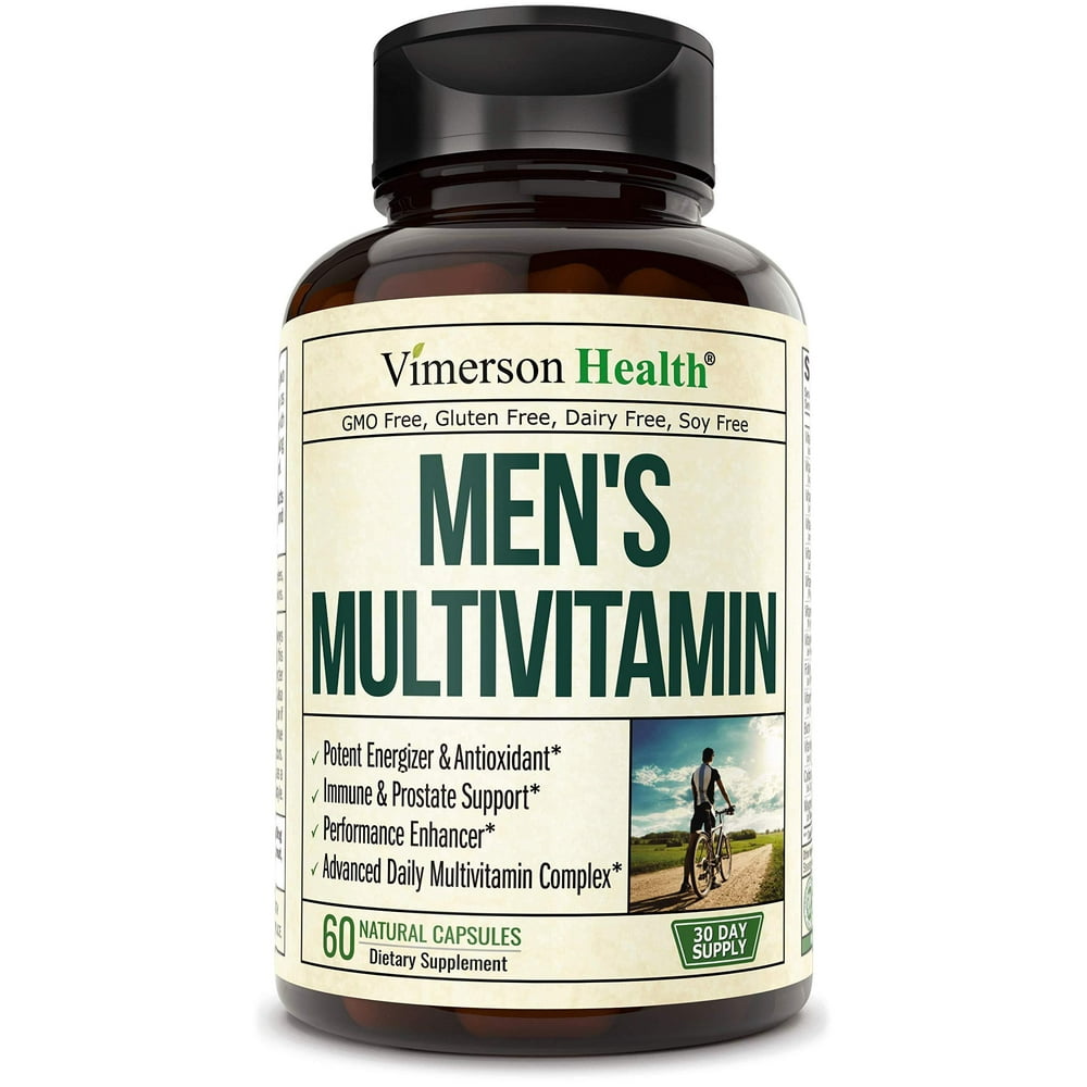 Men's Daily Multimineral Multivitamin Supplement. Vitamins A C E D B1