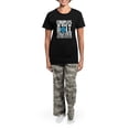 thumbnail image 4 of CafePress - Couples Who Roll Together, Stay Together V Pajamas - Women's Short Sleeve Print T-Shirt and Pants Dark Cotton Pajama Set, 4 of 7