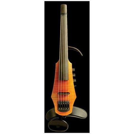 NS Design CR4 4-String Electric Violin Amber Stain