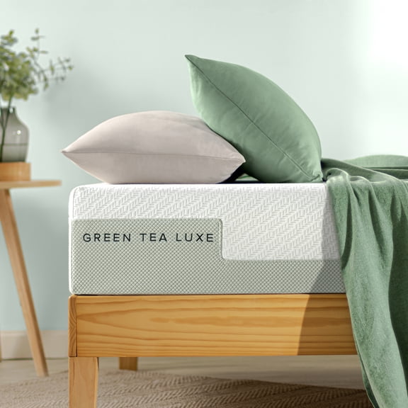 Zinus Green Tea Luxe 8", 10", 12" Memory Foam Mattress, Multiple Sizes, Made in the USA of US Foam and Global Materials