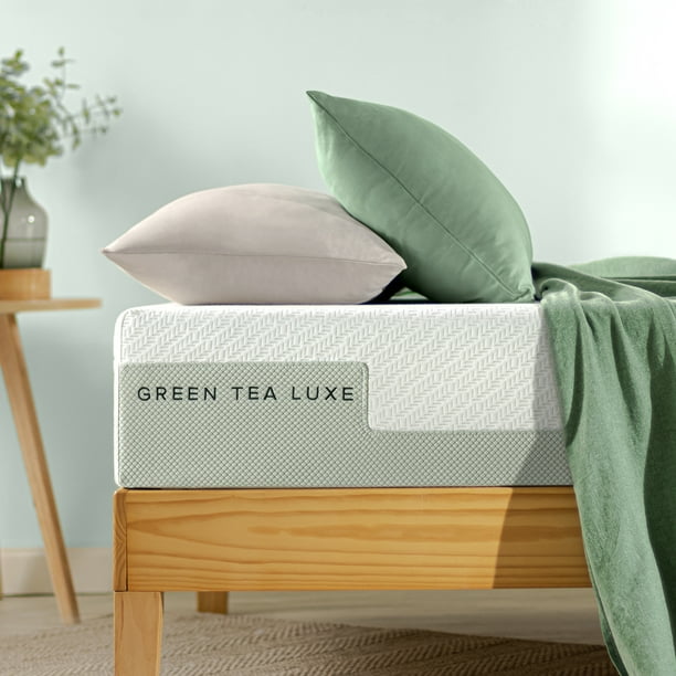 Zinus 10” Green Tea Luxe Memory Foam Mattress, Made in the USA of US