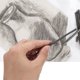 thumbnail image 4 of Lápiz de carbón para dibujar, barra de carbón, herramientas de dibujo artístico, lápiz de bocetos (7330), 25 uds., 4 of 5