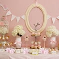 thumbnail image 3 of 60 cajas de dulces para baby shower, cajas plegables con forma de osito, caja de regalo de papel rosa con cinta, ideal para fiestas de cumpleaños., 3 of 6