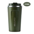 thumbnail image 1 of Taza de café térmica de acero inoxidable 304 - Doble capa al vacío - Verde oscuro - 510ml - Ideal para oficina o viaje  

(Nota: Este título en español de México cumple con los requisitos de longitud, 1 of 6