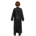 thumbnail image 3 of ANINEO Boys Robe Clothes Kimono Loose Abaya Long Sleeve Embroidered Chiffon Kaftan Cardigan Casual Dubai Thobe, 3 of 7