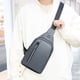 thumbnail image 5 of Bolso bandolera pequeño, bolso de hombro, bolsa de agua, bolso de viaje para hombre y mujer, orificio para auriculares, diseño delgado y moderno, plegable, material de algodón resistente,, 5 of 9