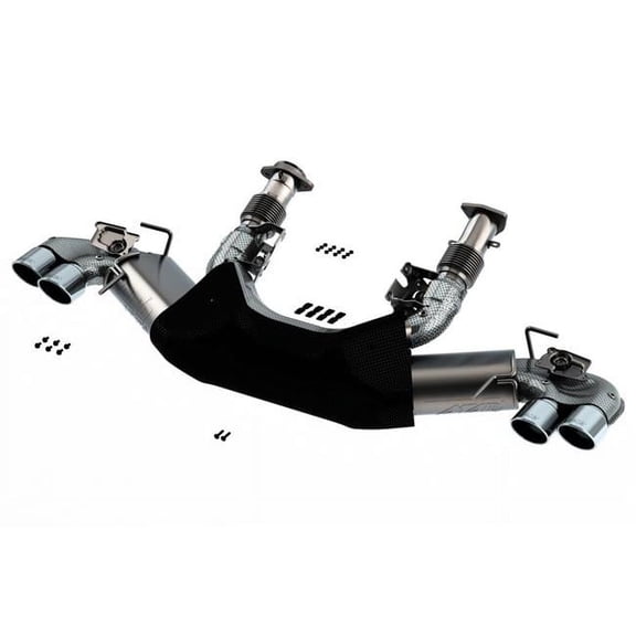 Borla 140839 ATAK 3-inch Cat-Back Exhaust System for 2020-2025 Chevrolet Corvette C8 with Dual Round Tips