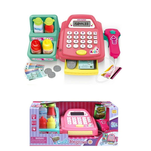 Toy Cash Register for Kids with Sounds & Money and Early Learning Play