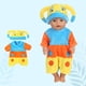 thumbnail image 1 of Juguetes de piscina, juguetes para bebés, juguetes para niños pequeños, ropa para muñecas de 18 pulgadas, lindos dibujos animados de escarabajos, conjunto de mono, ropa para muñecas, accesorios de rop, 1 of 6