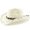 White, variant on Sun Hats for Women And Men Solid Color Summer Western Cowboy Hat Hollowed Out Beach Straw Hat