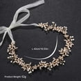thumbnail image 2 of Diadema de mujer Qarigey de cristal color Oro, 2 of 6