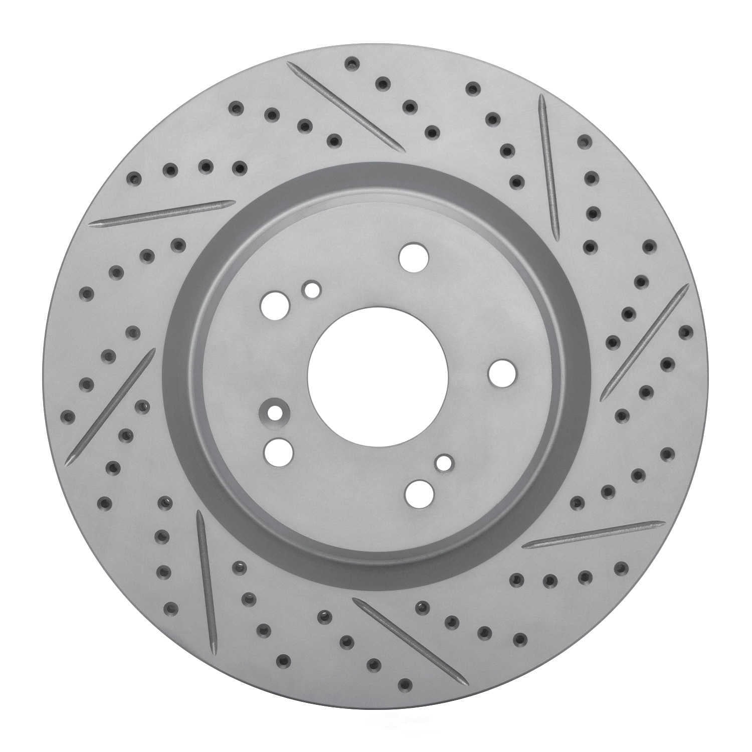 Dynamic Friction Company 830-58032R DFC Geoperformance Rotor - Drilled and Slotted