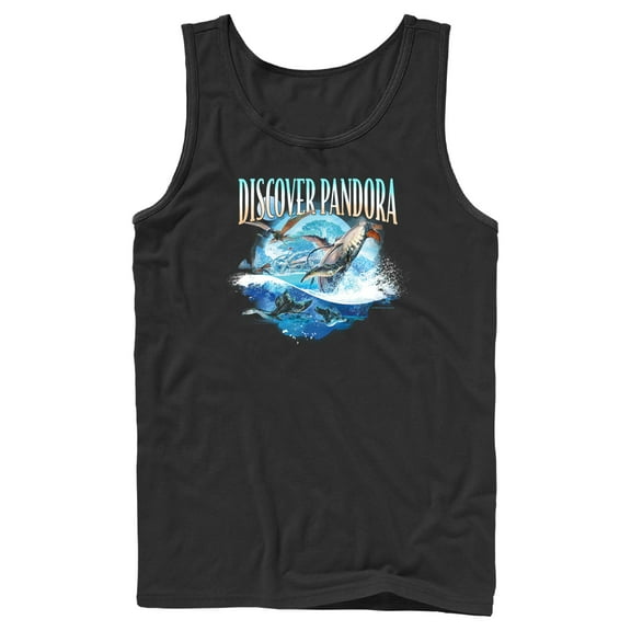 Men's Avatar: The Way of Water Discover Pandora Ocean Tank Top Black Medium