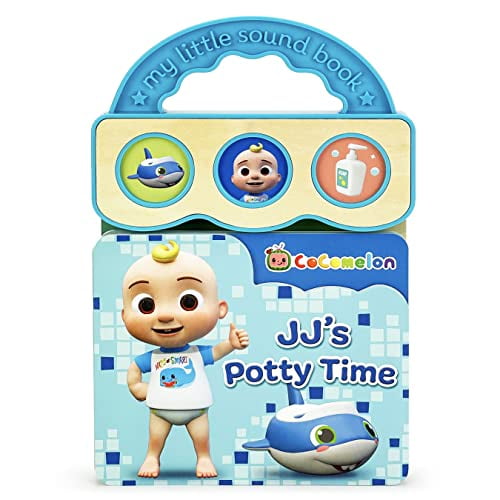 Pre-Owned Cocomelon JJ's Potty Time 3-Button Potty Training Sound Board Book, 9781646384044, 1646384040, Paperback, Media tie-in edition