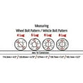 thumbnail image 3 of 17x7 RTX Black Steel Wheel 5x4.5 (40mm), 3 of 3
