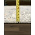 thumbnail image 2 of Pasargad Home Starburst Collection Power-Loomed White/Light Blue Area Rug- 6' x 9', For Indoor Space and all Age of Group, 2 of 6