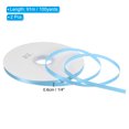 thumbnail image 2 of Uxcell 1/4" W x 100 Yards Polyester Satin Ribbon, Perfect for Craft Wedding Decor Party Hair Bow, Sky Blue 2Pcs, 2 of 7
