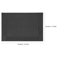 thumbnail image 2 of FUTUREORYY Manteles Para De Comedor Negros De PVC Con Resistente Y Lavable, 2 of 6