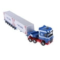 thumbnail image 1 of Esquirla 1:50 Scale Diecast Die Cast Heavy Container Truck Display Freight Car Model Blue, 1 of 8