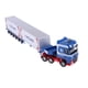 thumbnail image 1 of Camión de transporte pesado de juguete de metal fundido a presión 1:50, 37 cm, modelo de coche azul, 1 of 9