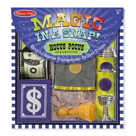 Melissa & Doug Magic in a Snap! Hocus Pocus Collection Magic Tricks Set (12