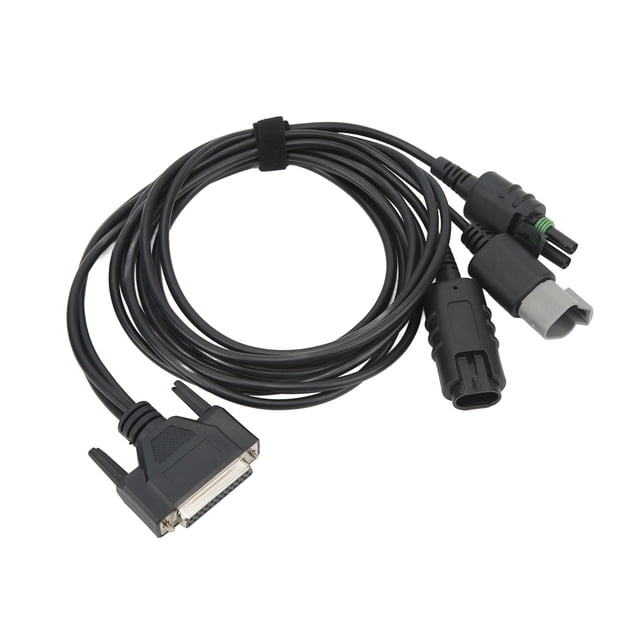 Kit De Adaptador De Enlace De Datos En Línea 6 Herramienta De Diagnóstico De Escáner De Camiones De Servicio Pesado Con Puertos USB Y RS232 Para Software Insite Powerspec