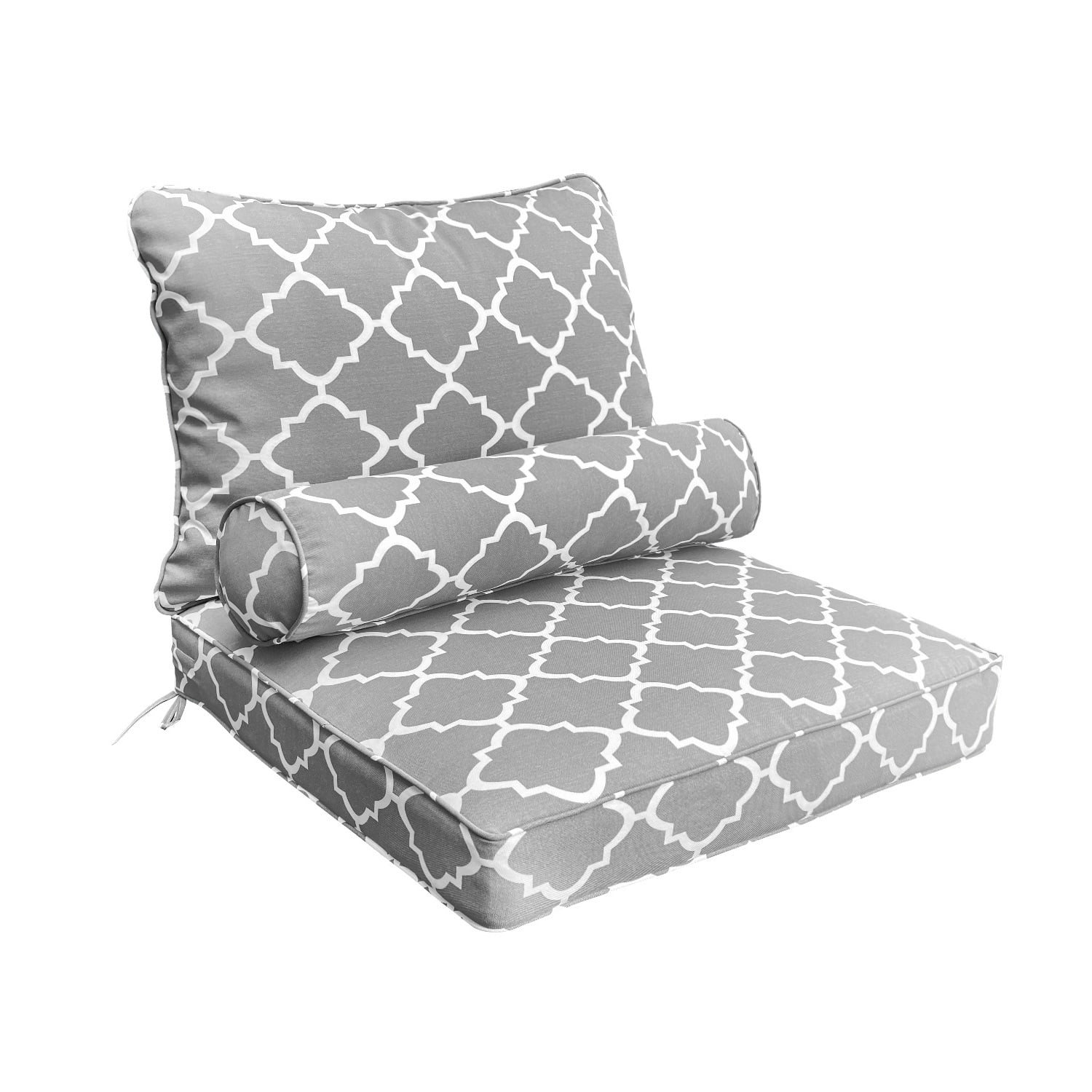 Outdoor Waterproof Decorative Deep Seat Cushions Set for Patio