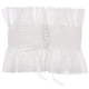 thumbnail image 1 of unbranded Elegant White Lace Wide Waist Belt Stylish Waist Band Enhancing Figure and Dress Style, 1 of 8